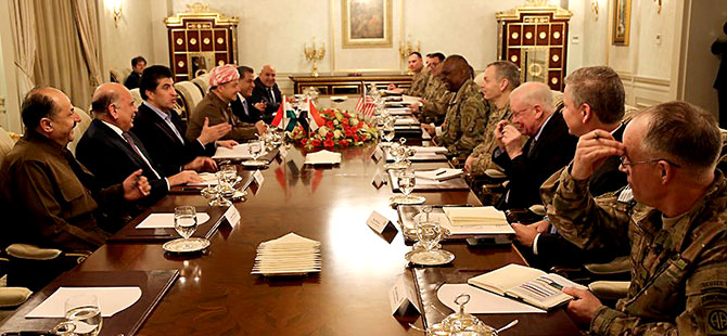 Barzani, CENTOM Komutanı Lloyd Austin ile  görüştü