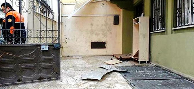 Kilis’te bir eve bomba düştü