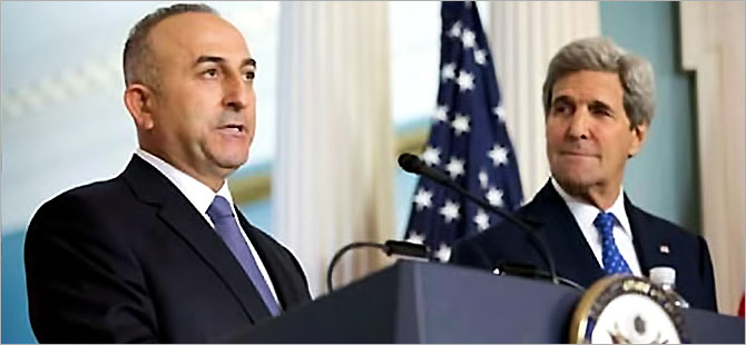 Çavuşoğlu ile Kerry Cenevre-3'ü konuştu
