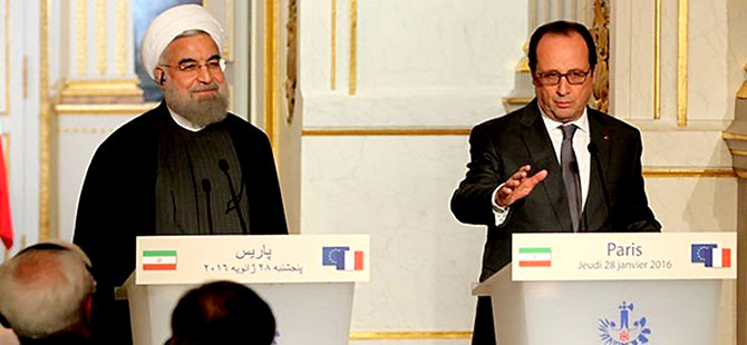 İran'la Fransa arasında 30 milyar avroluk işbirliği anlaşması