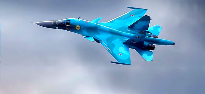 Akdeniz’de Rus savaş uçağı düştü