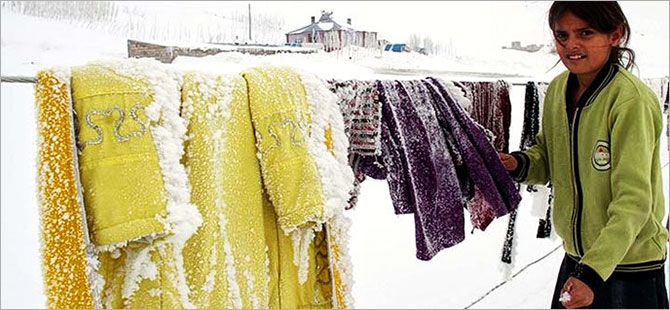 Van'ın en soğuk günü