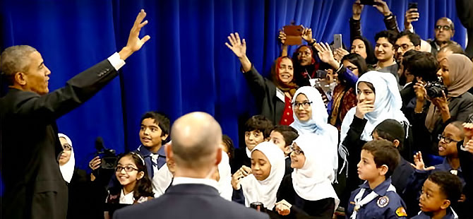 Obama'dan 'Esselamu Aleykum'