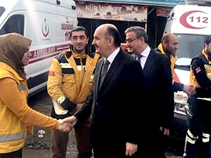 Sağlık Bakanı Cizre’ye gitti