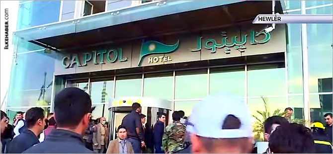 Hewler’de otel yangını: 19 kişi hayatını kaybetti