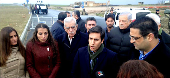 Cizre’ye girmek isteyen HDP ve DBP heyeti engellendi