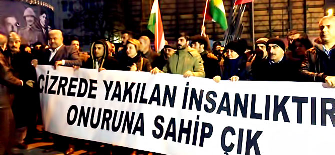 HDP'nin Cizre eylemine polis müdahalesi