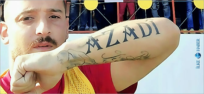 Amedsporlu Deniz Naki: ‘Freedom’ yazsa sıkıntı olmazdı