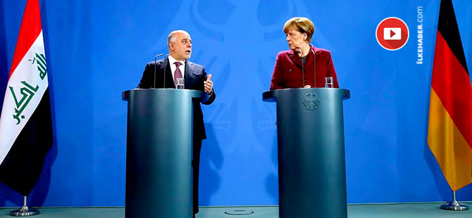 Merkel ve İbadi: 'Bağımsız Kürdistan'a hayır'