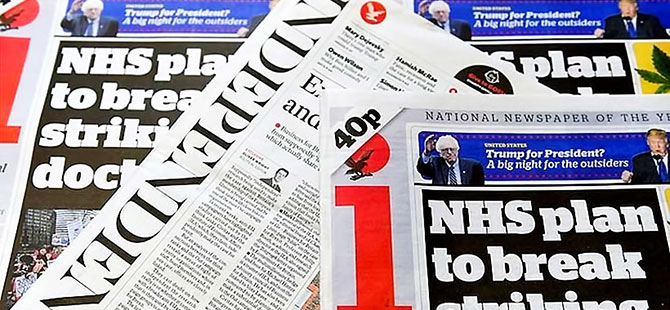 The Independent basılı yayınına son veriyor