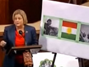 ABD Kongresi’nde Kürdistan bayrağı
