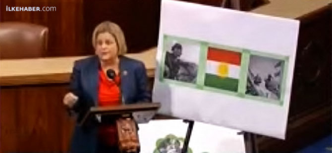 ABD Kongresi’nde Kürdistan bayrağı