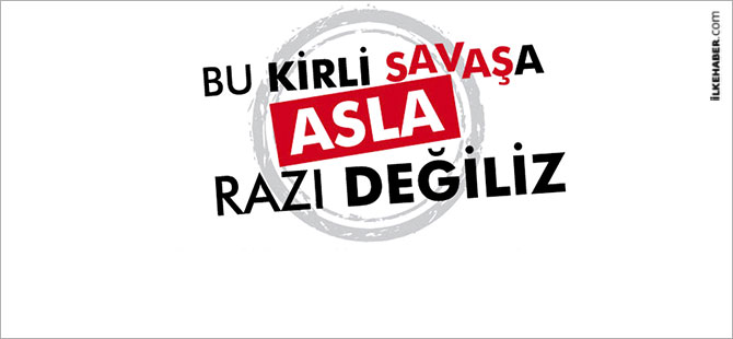 200’ü aşkın isimden ‘Suriye’de Savaşa Hayır’ bildirisi