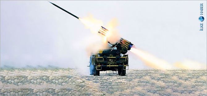 YPG mevzileri bu kez Hatay'dan atılan füzelerle vuruldu