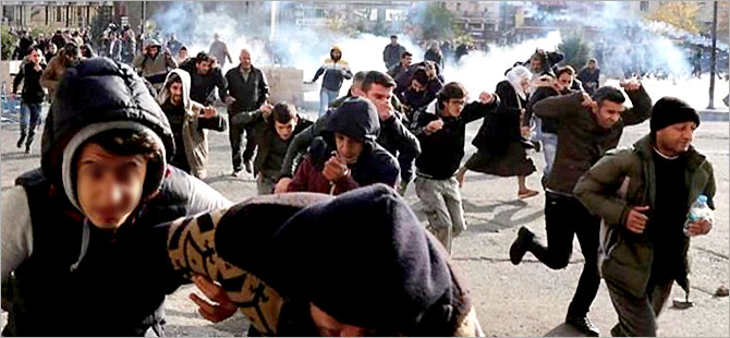 Diyarbakır'da Sur yürüyüşüne müdahale