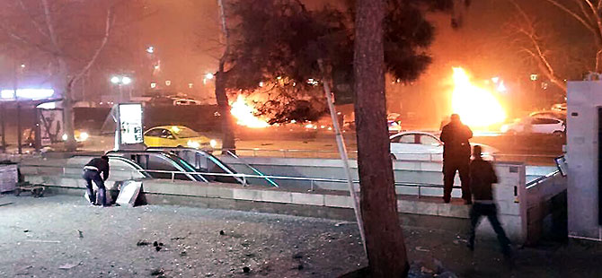 Ankara Kızılay'da patlama: 27 ölü, 75 yaralı