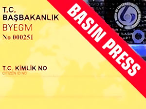 115 gazetecinin sarı basın kartı iptal edildi