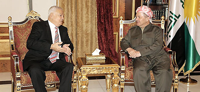 HDP'li Dengir Mir Mehmet Fırat, Mesud Barzani ile görüştü