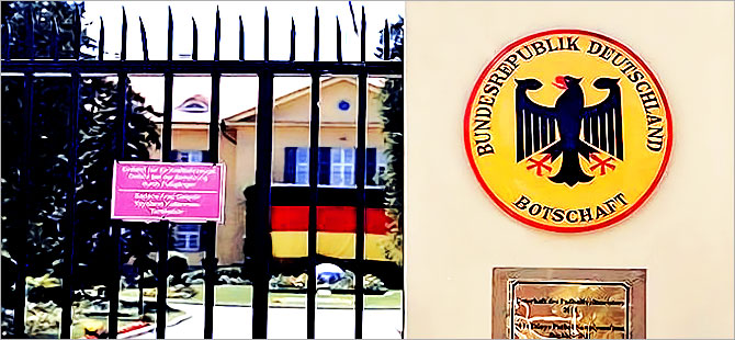 Almanya'nın Ankara Büyükelçiliği kapatıldı