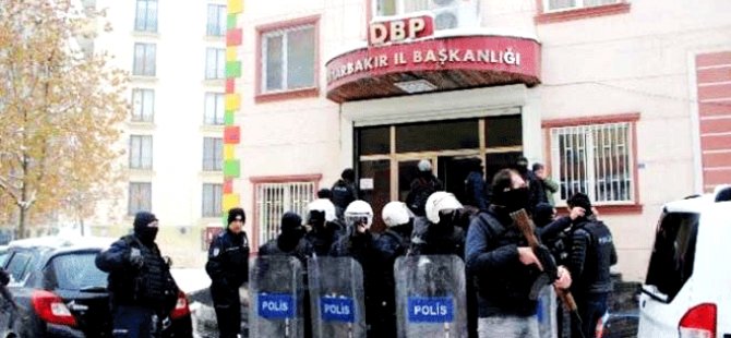 Diyarbakır’da DBP ve KJA’ya operasyon