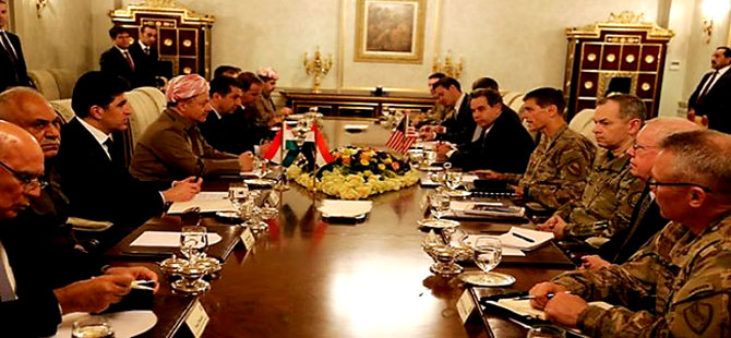 Barzani, Centcom Komutanı Votel'i kabul etti