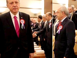 Cumhurbaşkanı Erdoğan ile Kılıçdaroğlu tokalaşmadı