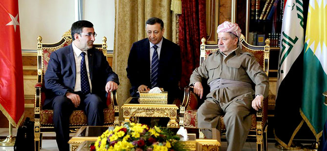 Barzani, Türkiye Kalkınma Bakanı'nı kabul etti