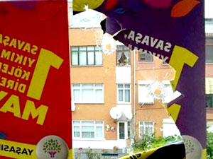 İstanbul'da HDP binasına silahlı saldırı