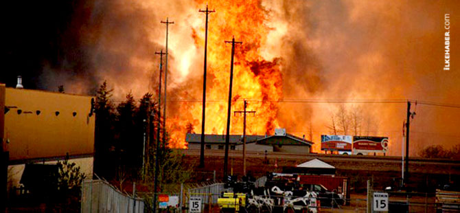 Kanada yanıyor: 100.000 kişi şehirden kaçıyor