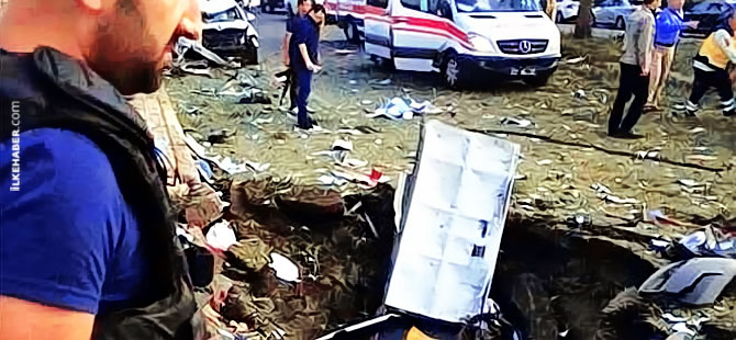 Diyarbakır’da şiddetli patlama 3 kişi hayatını kaybetti