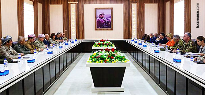 Barzani İtalya Savunma Bakanı ile görüştü