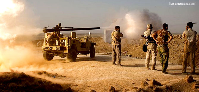 Peşmerge’den IŞİD’e operasyon başlatan Sünni milislere destek