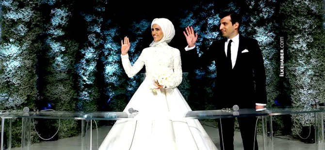 Cumhurbaşkanı Erdoğan’ın kızı evlendi