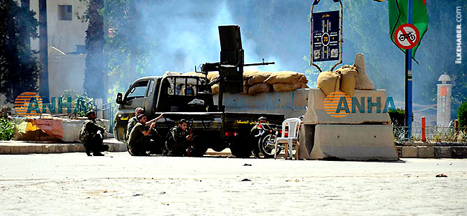 Hesekê'de YPG ile rejim güçleri arasında çatışma