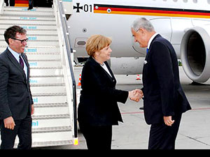 Angela Merkel Türkiye'ye geldi