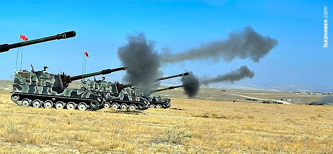 TSK: 6 YPG hedefi vuruldu