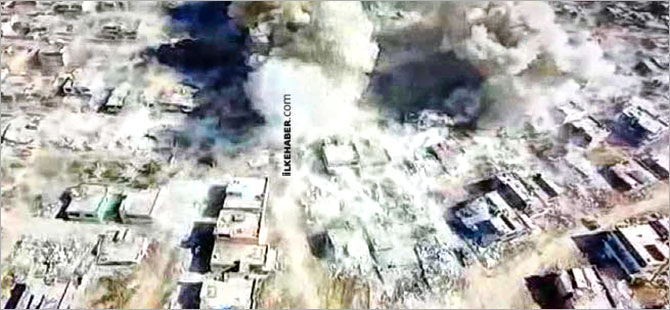 Nusaybin’de sağlam kalmış bina neredeyse hiç yok