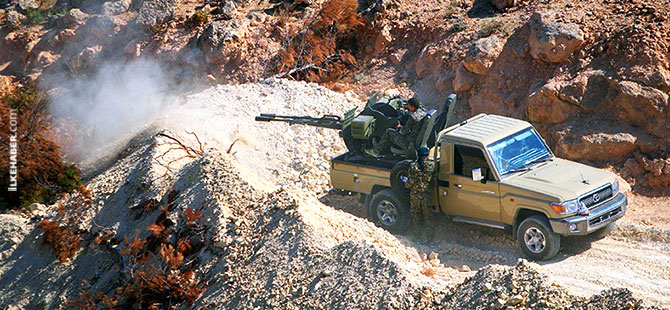 Ve çatışmalar Minbic'in dış mahallelerinde