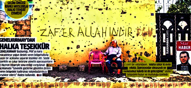 Star'a yalanlama: Kim evinin yıkıldığına sevinir?