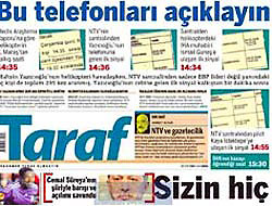Taraf'dan NTV'yi delirtecek manşet!