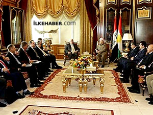 Barzani’yi ABD ve Irak heyetleri beraber ziyareti etti