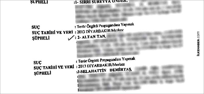 HDP’lilere ait 30 fezleke Diyarbakır’a gönderildi