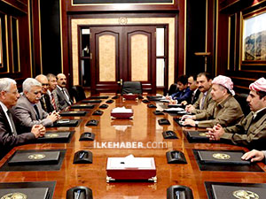 Barzani PSK heyetini kabul etti