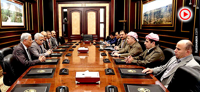 Barzani PSK heyetini kabul etti