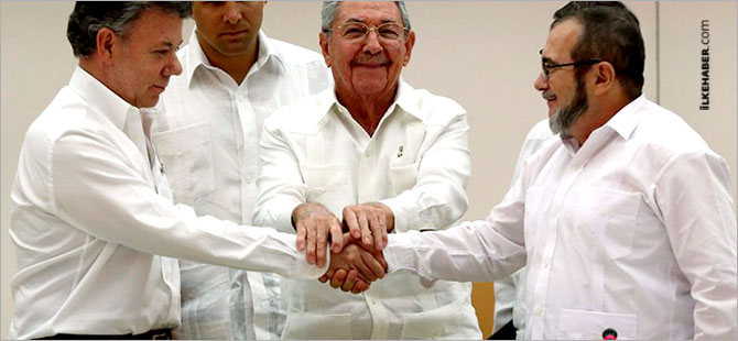 Kolombiya'da tarihi barış anlaşması imzalandı