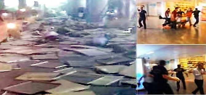 Atatürk Havalimanı'nda canlı bomba saldırısı:36 ölü
