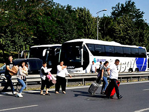 İstanbul’a dönüş: Yolcular yola indi!
