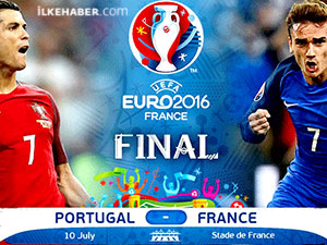 Euro 2016'da final günü: Fransa, Portekiz'e karşı