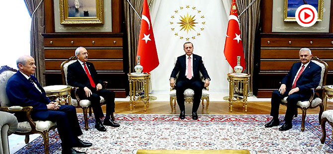 Erdoğan 3 partinin liderleriyle görüştü
