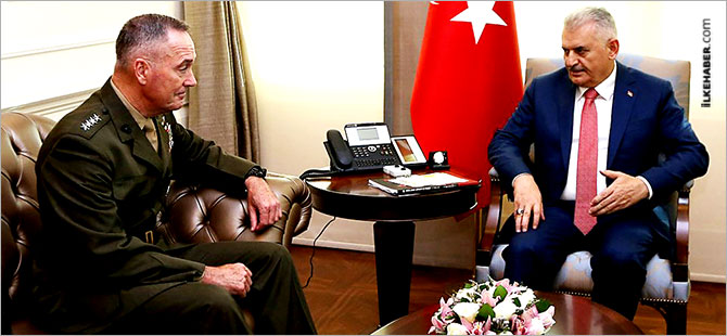 Başbakanlıktan Dunford açıklaması: Darbe girişimini kınadılar